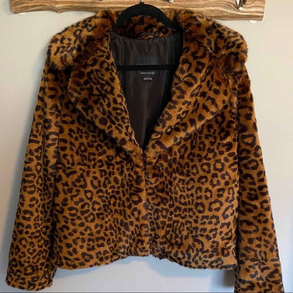 Sanctuary Faux Fur Leopard Jacket